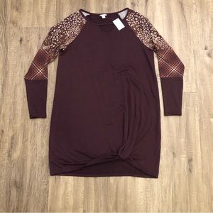 Cato Elderberry Dress